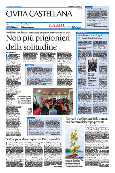 Avvenire - pagina diocesana del 07/03/2021